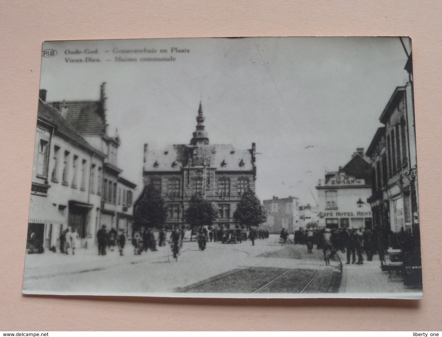 Gemeentehuis En Plaats - Maison Communale OUDE GOD / VIEUX DIEU ( REPRO - COPY Van Postkaart ) ! - Mortsel