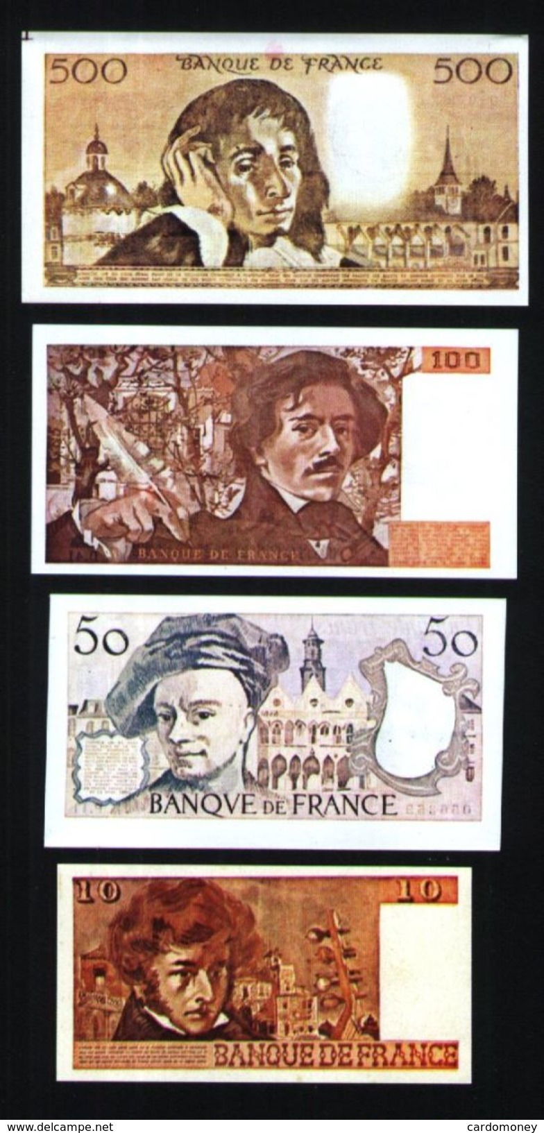 Série De Billets De Jeu En Francs (lot N°608) - Fictifs & Spécimens