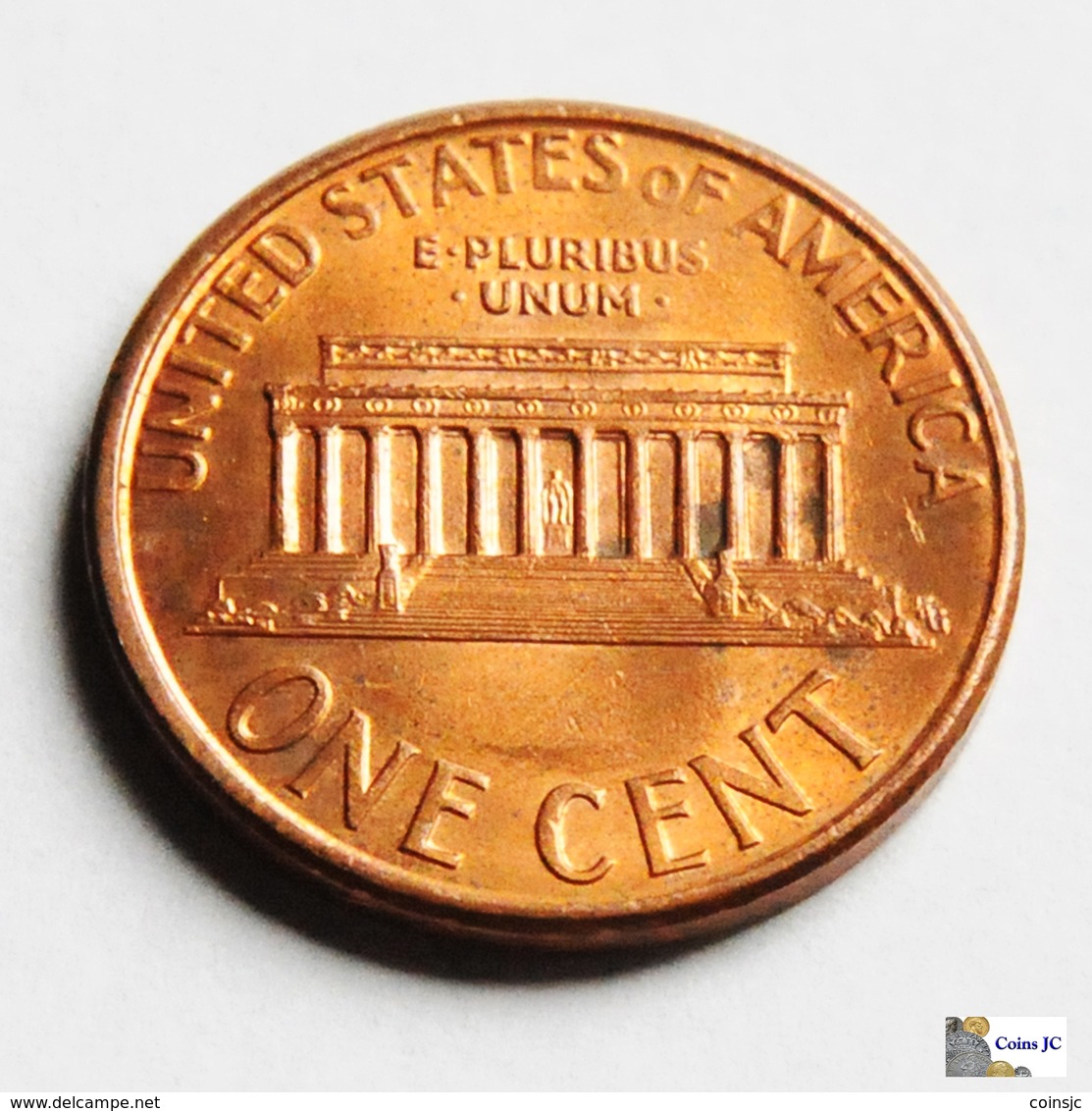 US - 1 Cent - 1996 D - 1959-…: Lincoln, Memorial Reverse