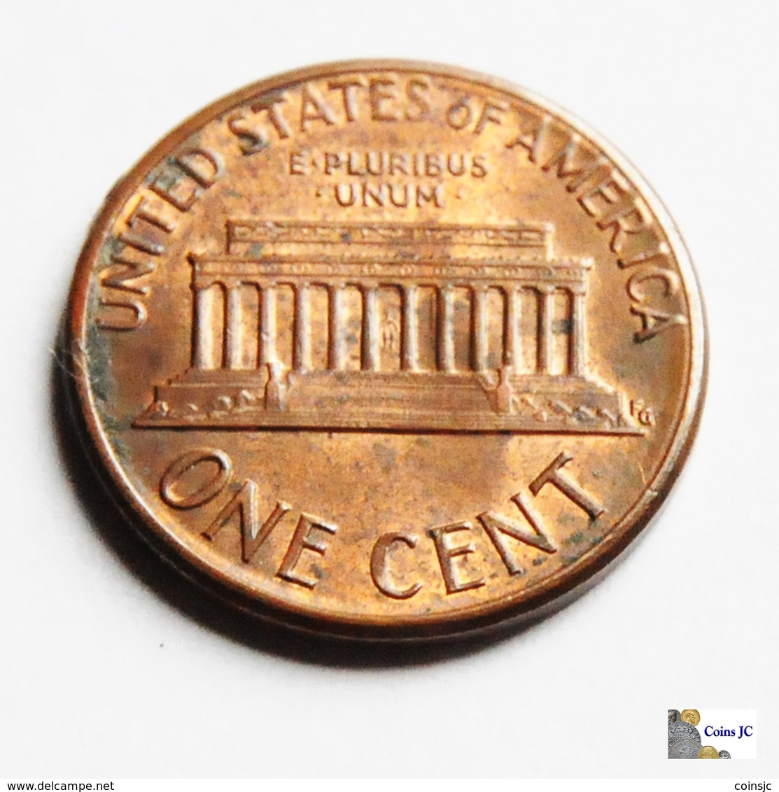 US - 1 Cent - 1991 - 1959-…: Lincoln, Memorial Reverse