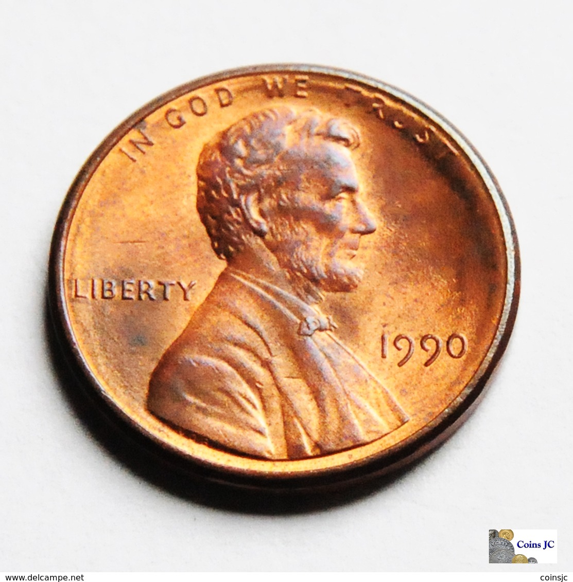US - 1 Cent - 1990 - 1959-…: Lincoln, Memorial Reverse