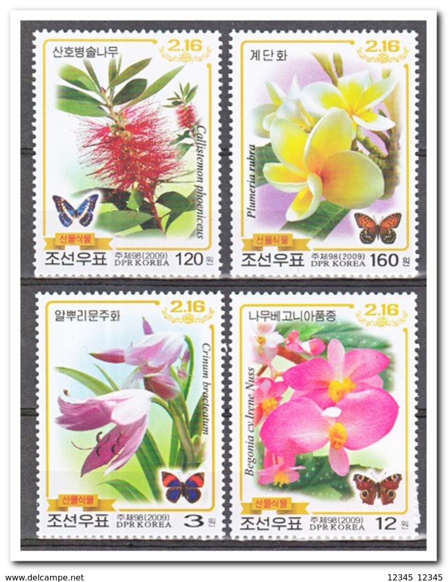 Noord Korea 2009, Postfris MNH, Flowers, Orchids - Korea (Noord)