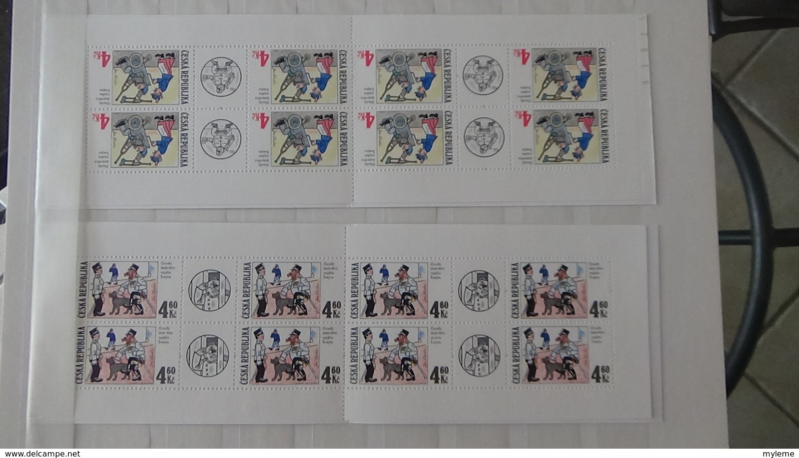 Très belle collection de timbres, blocs et carnets tout est ** de Tchecoslovaquie. Port offert à partir de 50E d'achats