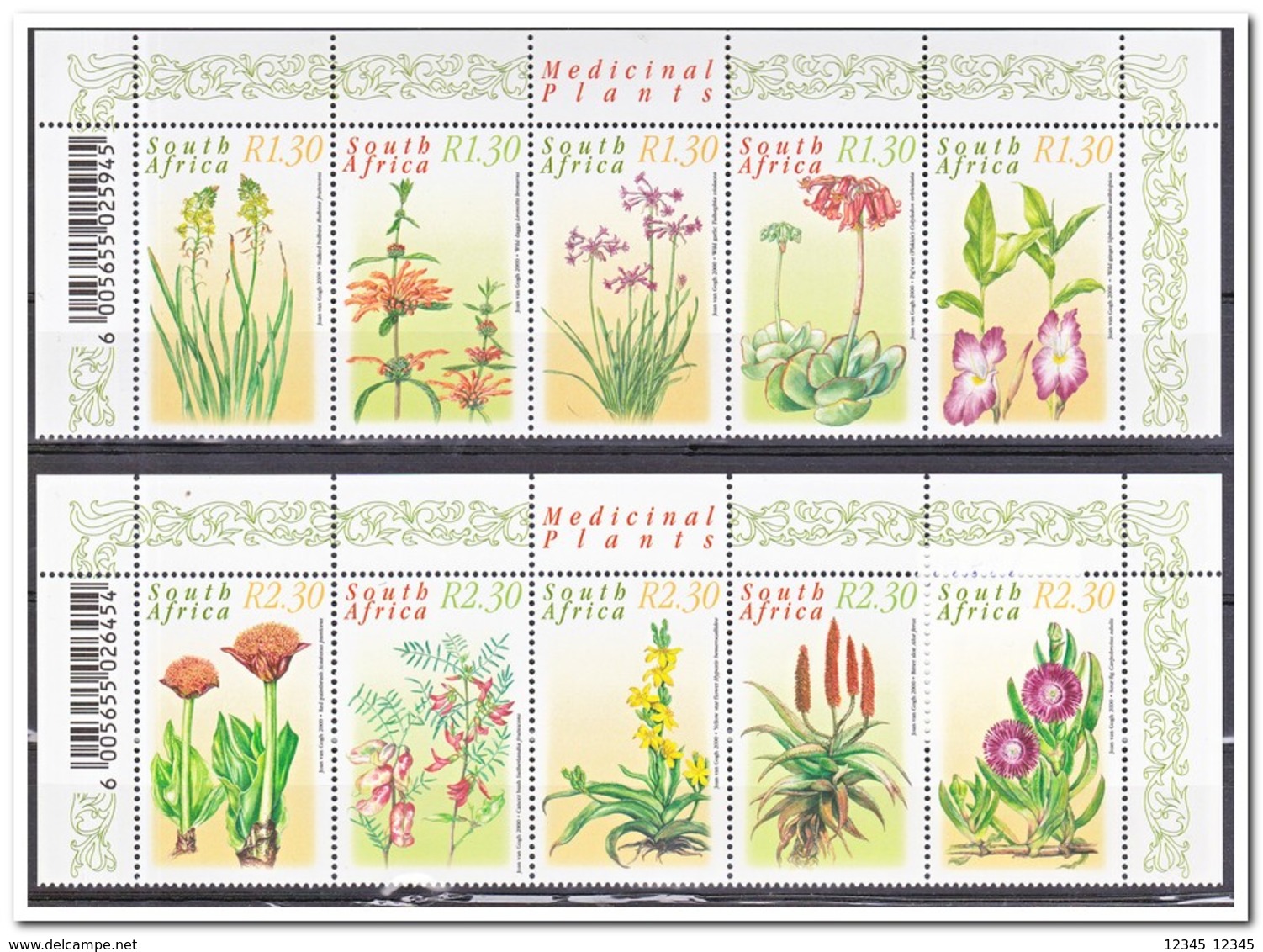 Zuid Afrika 2000, Postfris MNH, Medicinal Plants - Ongebruikt