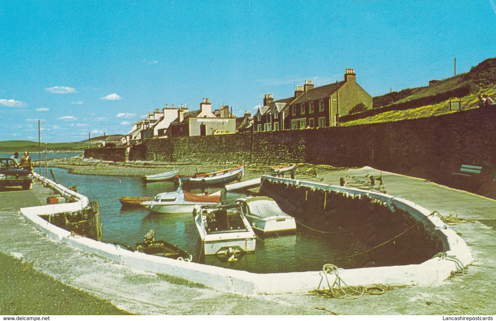 Postcard The Harbour Port William Wigtownshire PU At Dumfries 1977 By District View Publishing My Ref  B12144 - Wigtownshire