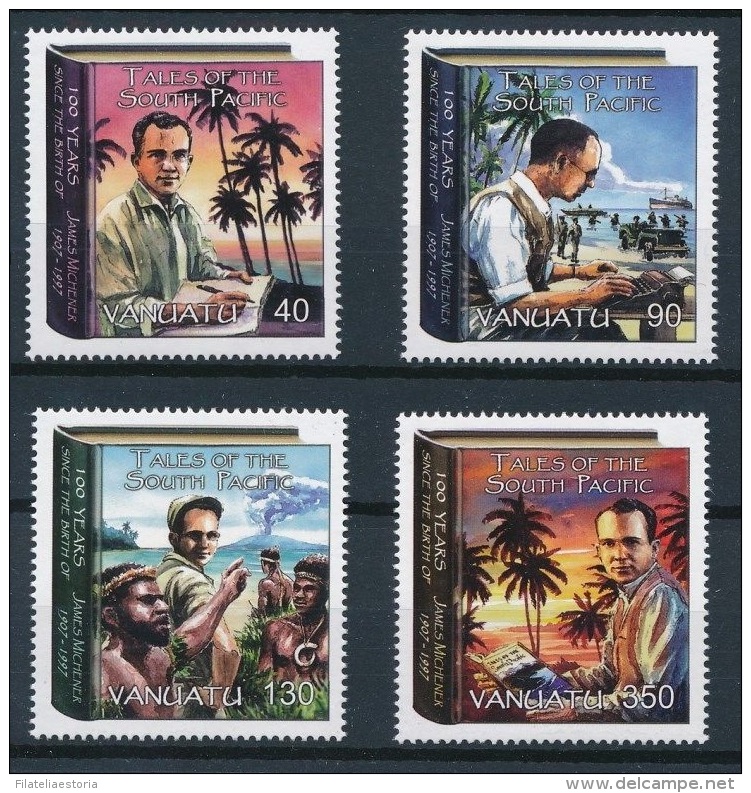 Vanuatu 2007 - MNH ** - Ecrivains - Michel Nr. 1332-1335 Série Complète (van197) - Vanuatu (1980-...)