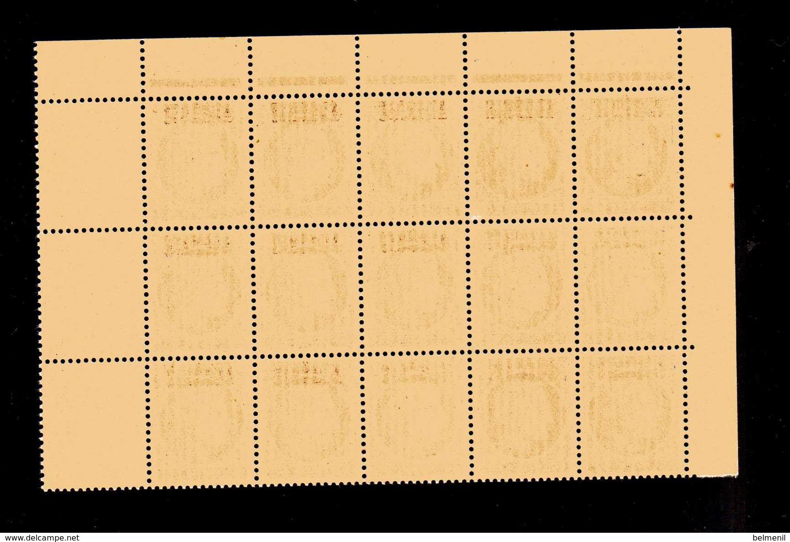 ALGERIE  1945 / 47  Bloc De 15 Timbres Neufs N° 227 ( 60c Cérès Outremer Surchargé Algérie ) - Ungebraucht