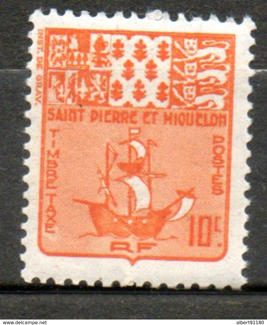 ST PIERRE ET MIQUELON  Taxe  1947 N° 67 - Timbres-taxe