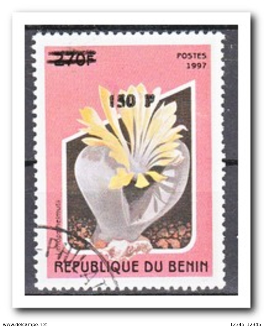 Benin 2000, Gestempeld USED, Overprint, Plants, Flowers, Cacti - Benin – Dahomey (1960-...)