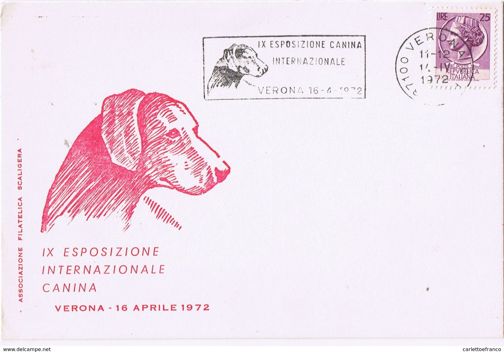 IX Esposizione Internazionale Canina - Verona 1972 - Dogs