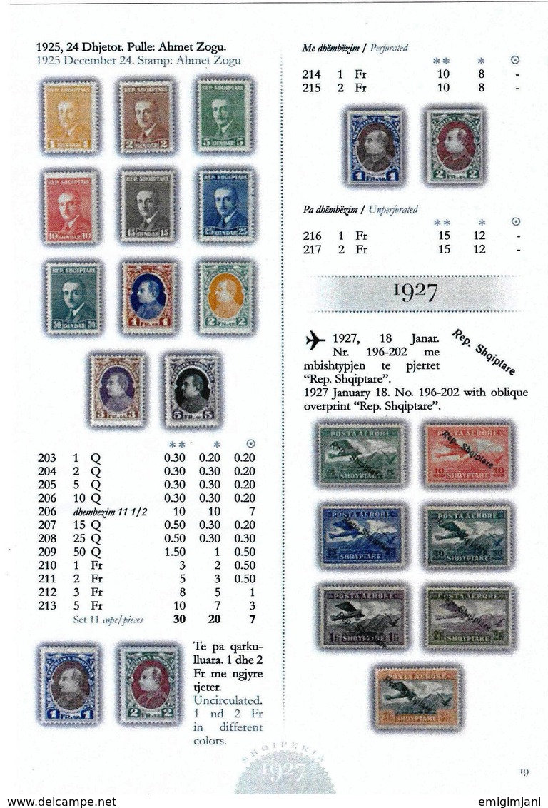 ALBANIA BOOK - CATALOGUE GIMJANI - ALBANIAN STAMP 1913 - 2017 - Albanië