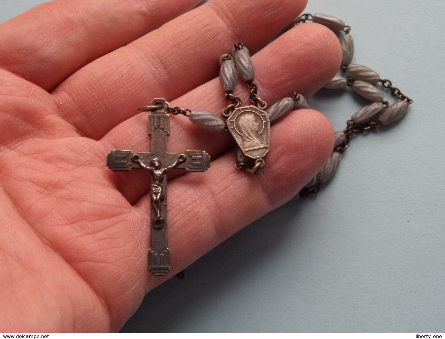 Medaillon + PATERNOSTER ROZENKRANS CHAPELET ROSARY CHAPLET ( Zie/voir Photo Voor/pour Détail ) 2 Pcs. ! ! - Religión & Esoterismo