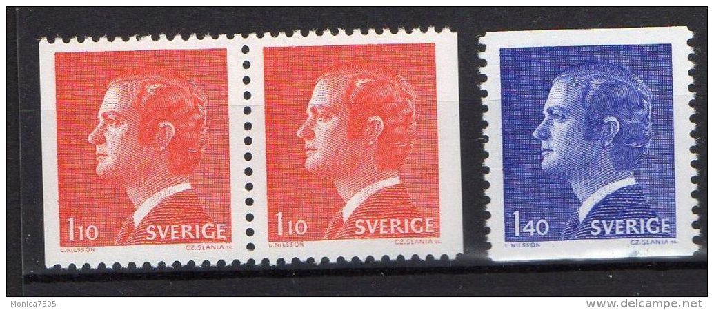 SUEDE ( POSTE ) : Y&amp;T  N°  954a/955  TIMBRES  NEUFS  SANS  DE  CHARNIERE , A VOIR . - Unused Stamps