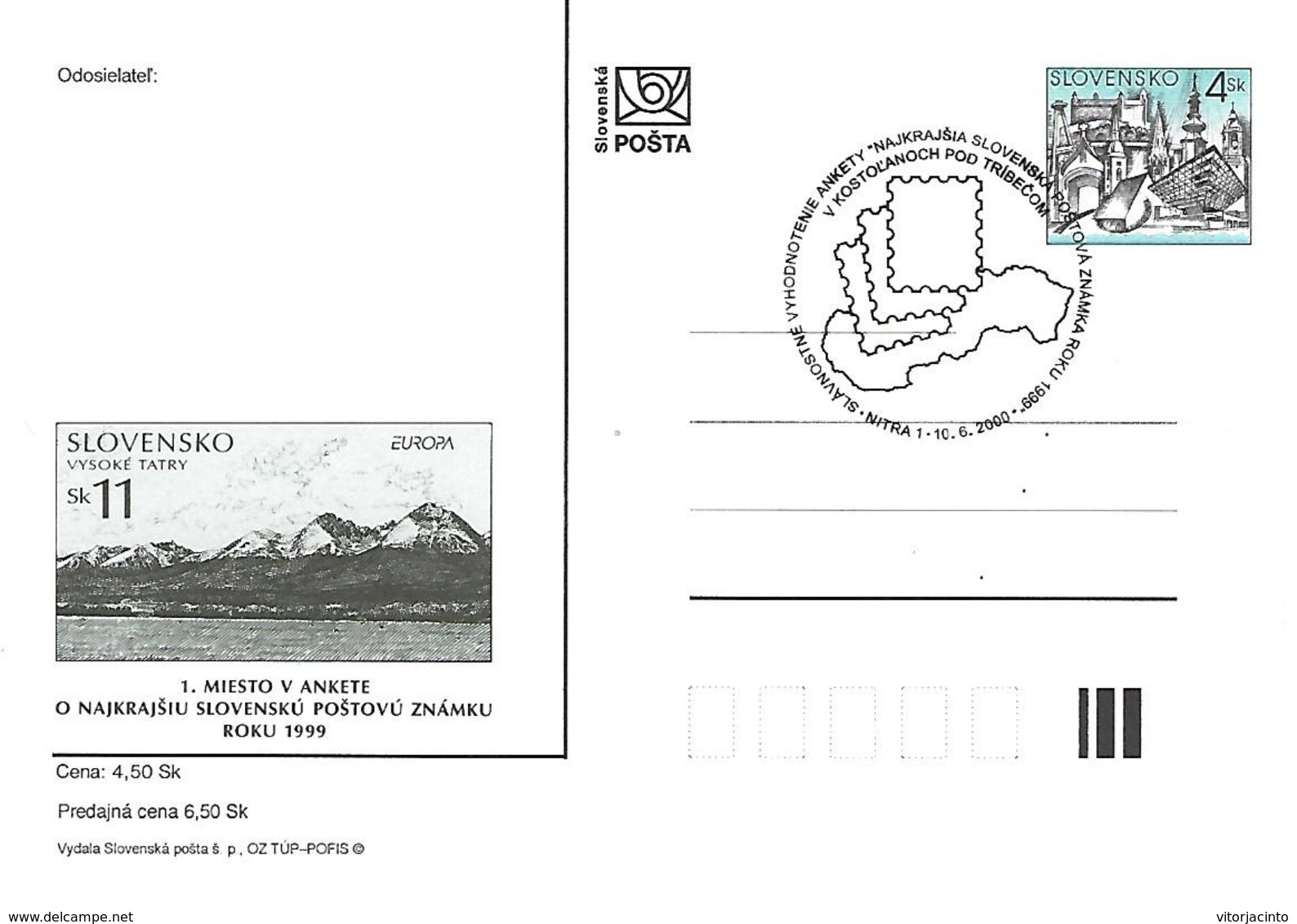 ROKU 1999 - Peaked And Postmarked - Postkaarten