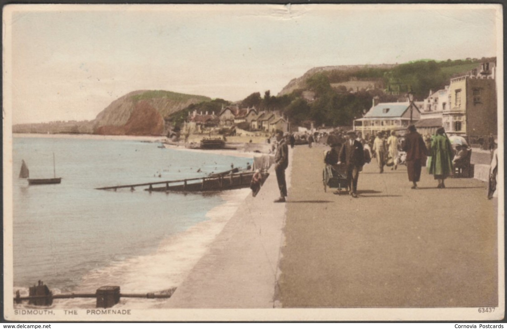 The Promenade, Sidmouth, Devon, 1929 - Photochrom Postcard - Other & Unclassified