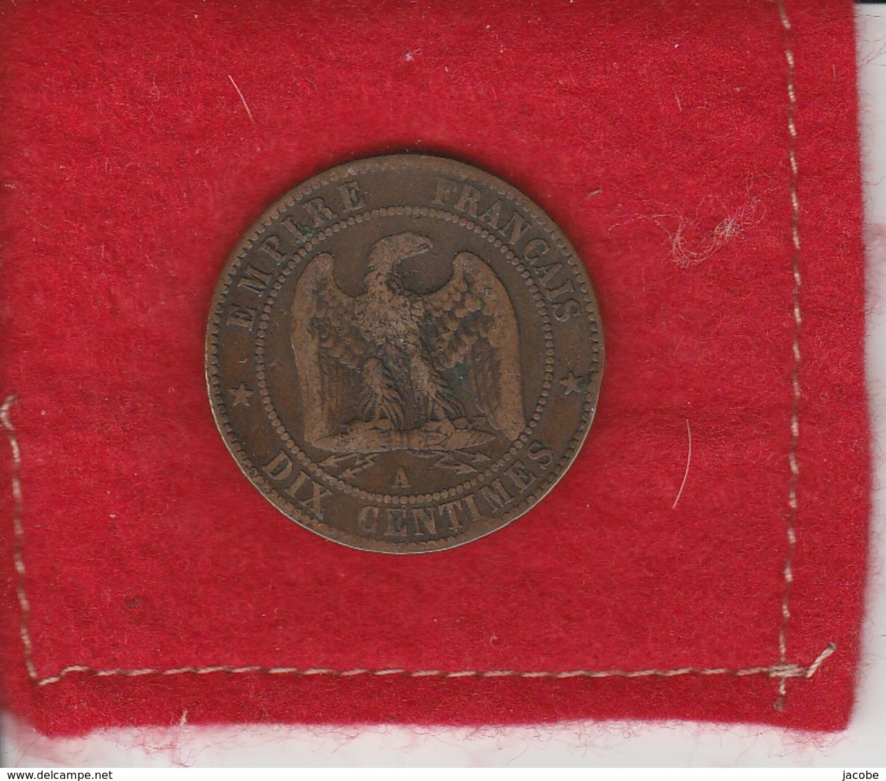 Napoléon III . 10 Centimes  1865  A.  Paris - Second  Empire  ..état Tb - Autres & Non Classés