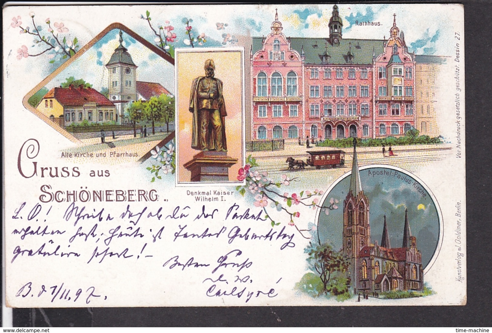 Gruß Aus Schöneberg  1897 - Schoeneberg