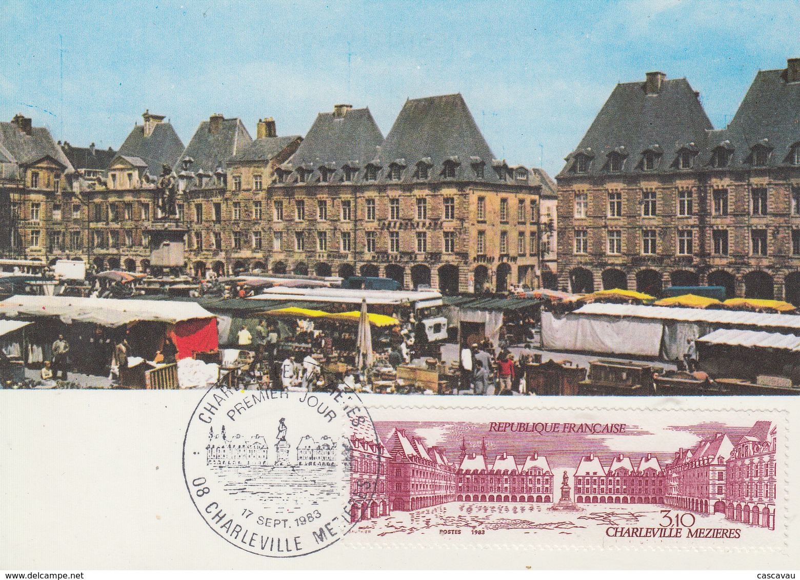 Carte  Maximum   1er  Jour    FRANCE   CHARLEVILLE  MEZIERES    1983 - 1980-1989