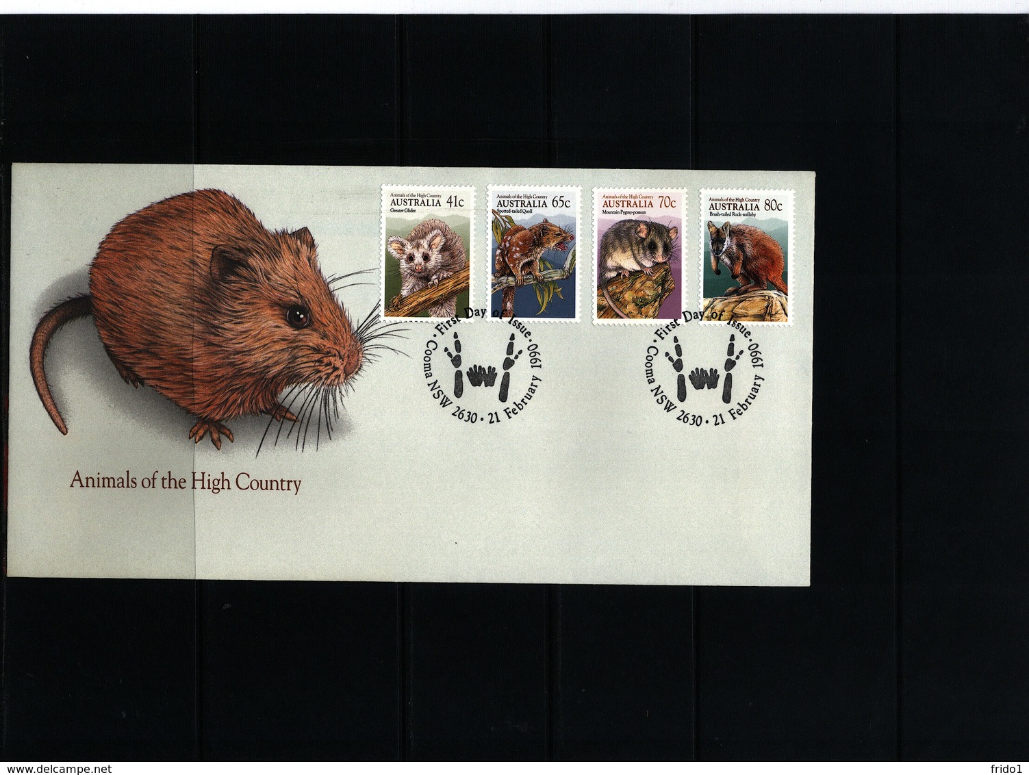 Australia 1990 Animals - Rodents FDC - Nager