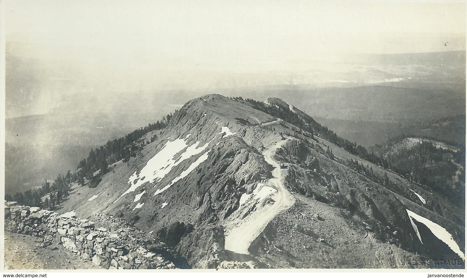 2633. Roadway On Mount Washburn - Yellowstone