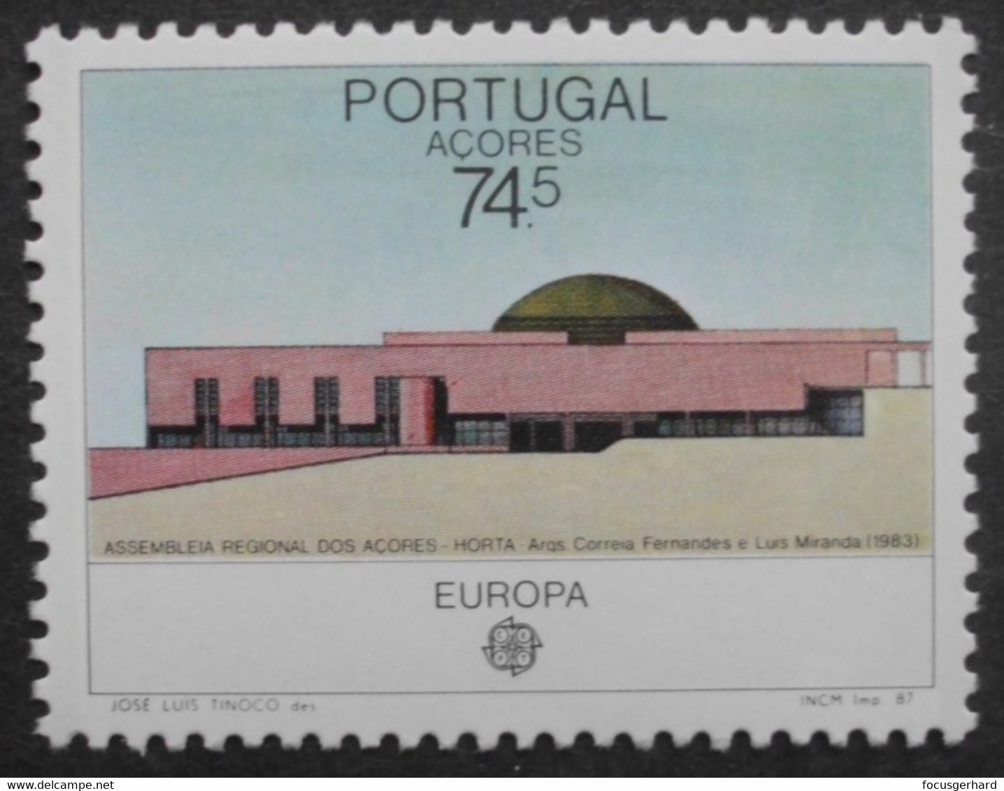 Azoren     Cept   Europa   Moderne Architektur    1987     ** - 1987