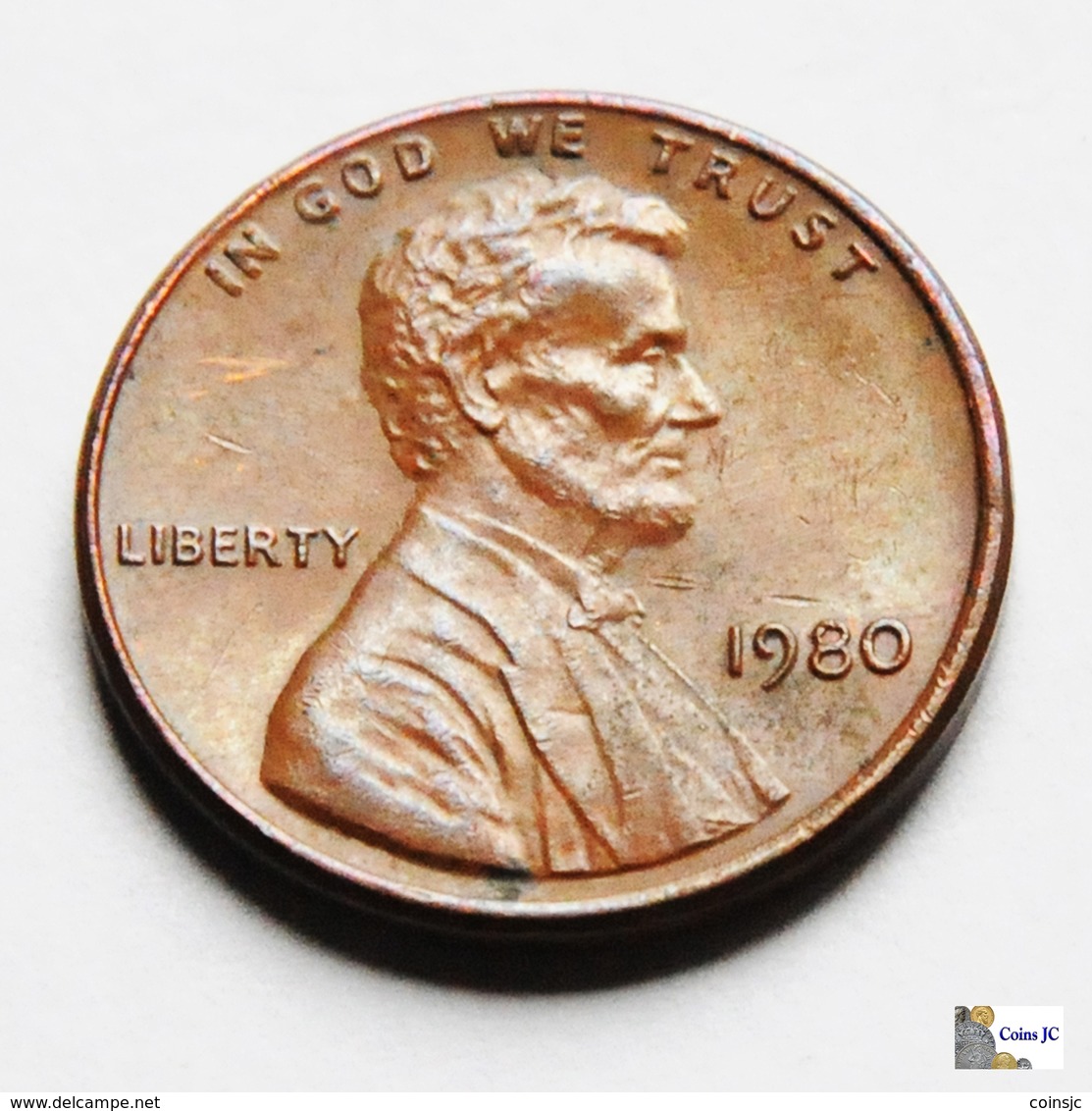 US - 1 Cent - 1980 - 1959-…: Lincoln, Memorial Reverse