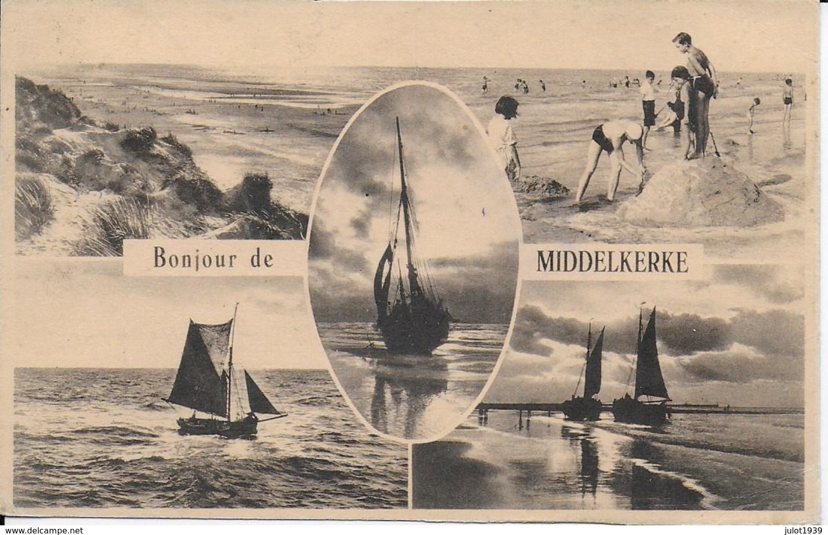 MIDDELKERKE ..-- Vers CHAPELLE - LEZ - HERLAIMONT . Voir Verso . - Middelkerke