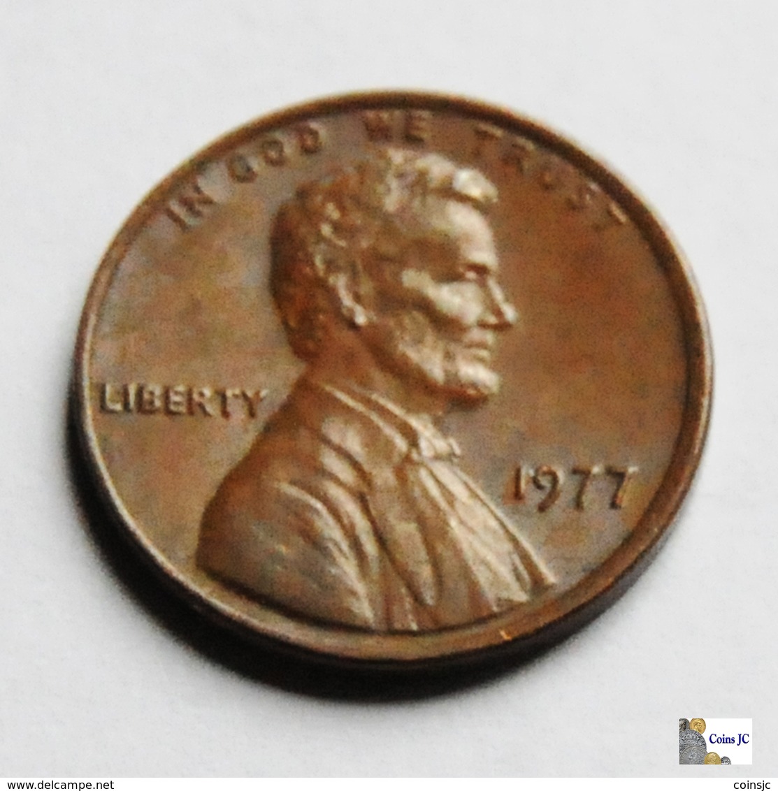 US - 1 Cent - 1977 - 1959-…: Lincoln, Memorial Reverse