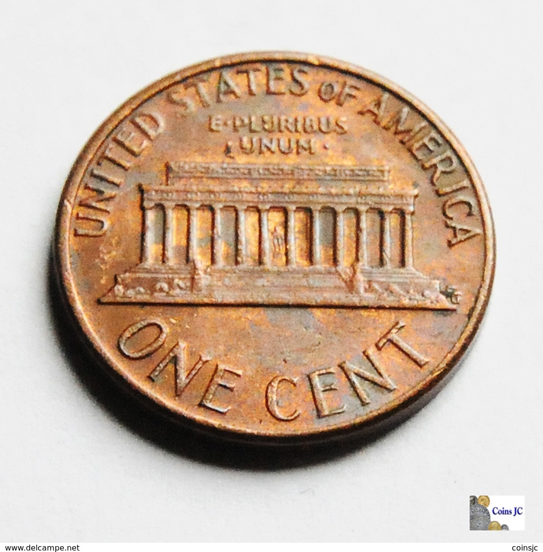 US - 1 Cent - 1974 D - 1959-…: Lincoln, Memorial Reverse