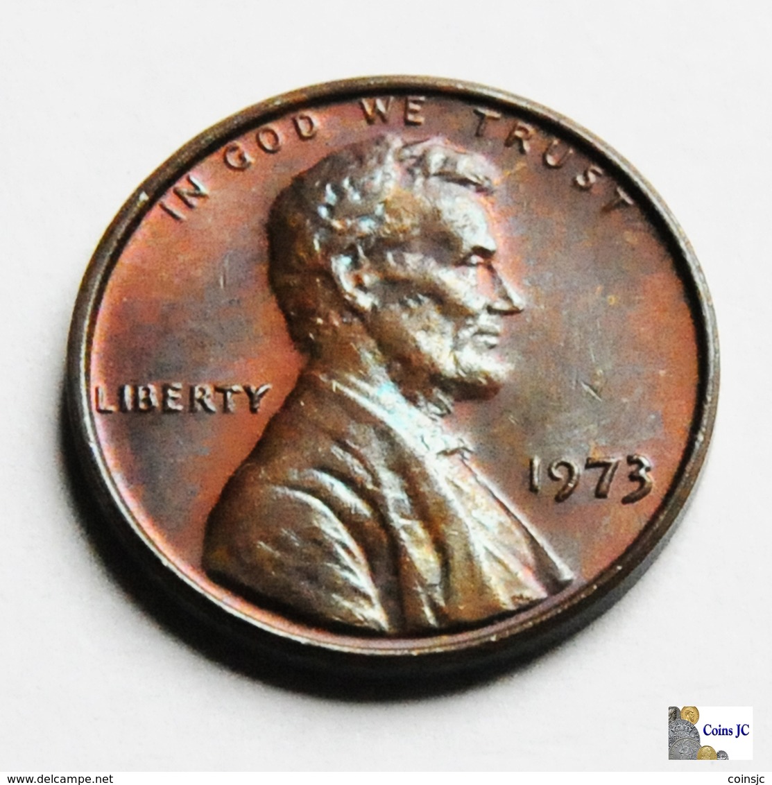 US - 1 Cent - 1973 - 1959-…: Lincoln, Memorial Reverse