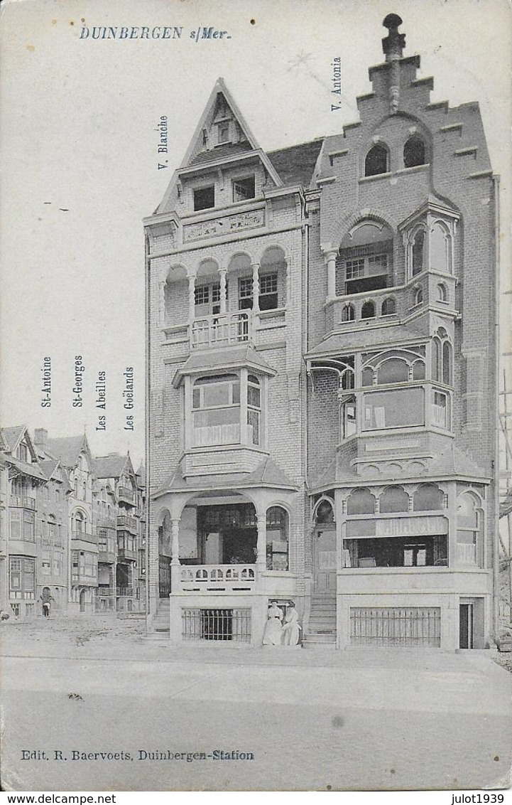 DUINBERGEN ..-- Des Villas . 1906 Vers BRUXELLES ( Mme OZERAY . Voir Verso . - Knokke