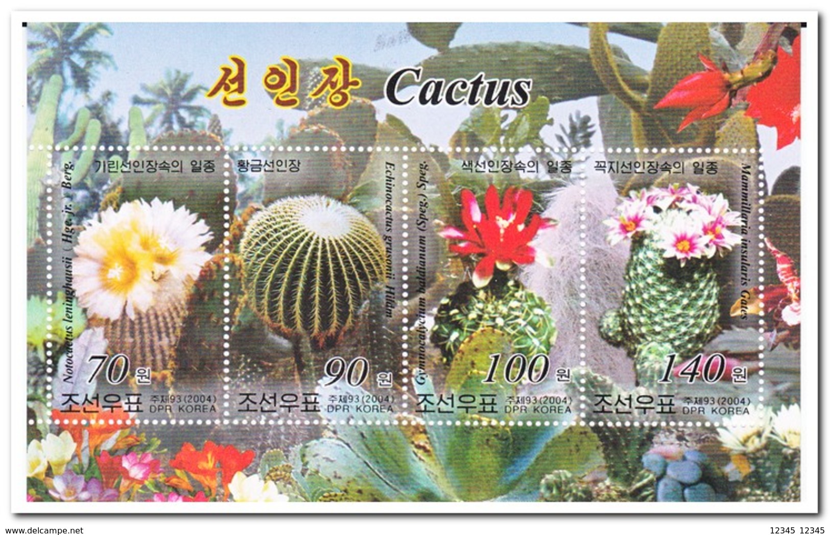 Noord Korea 2004, Postfris MNH, Cacti - Korea (Noord)