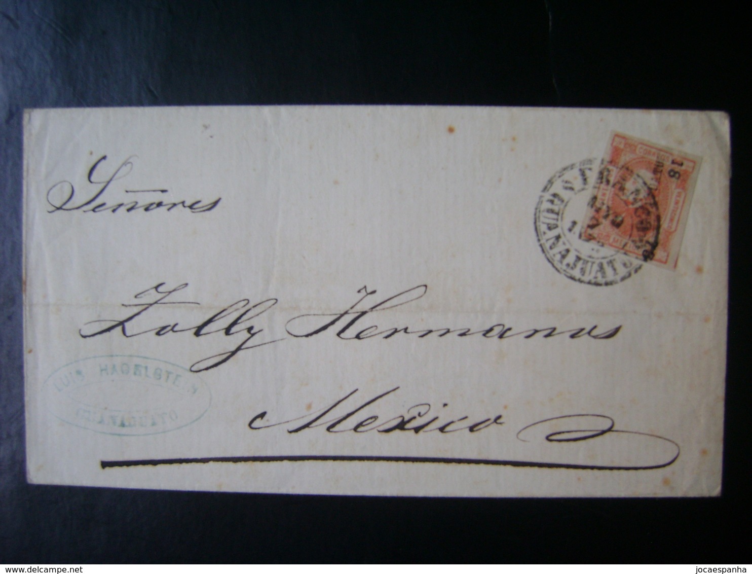 MEXICO - LETTER SENT FROM GUANAJUATO IN 1873 IN THE STATE - Mexiko