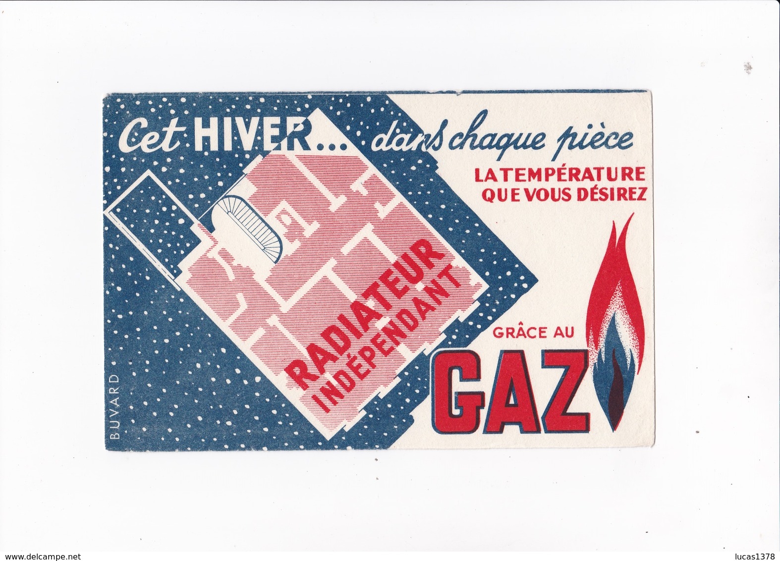 CET HIVER DANS CHAQUE PIECE  / GRACE AU GAZ / RARE - Electricidad & Gas