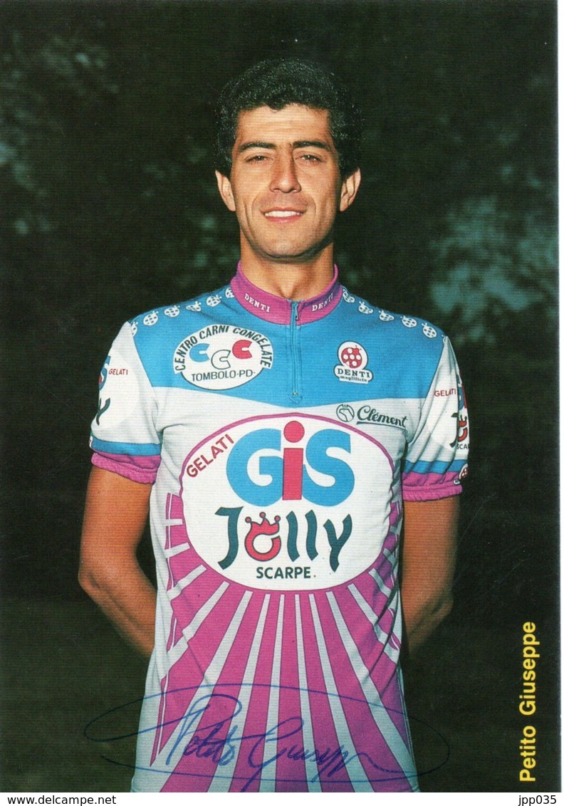 CYCLISME TOUR  DE  FRANCE  Autographe  GIUSEPPE PETITO - Ciclismo