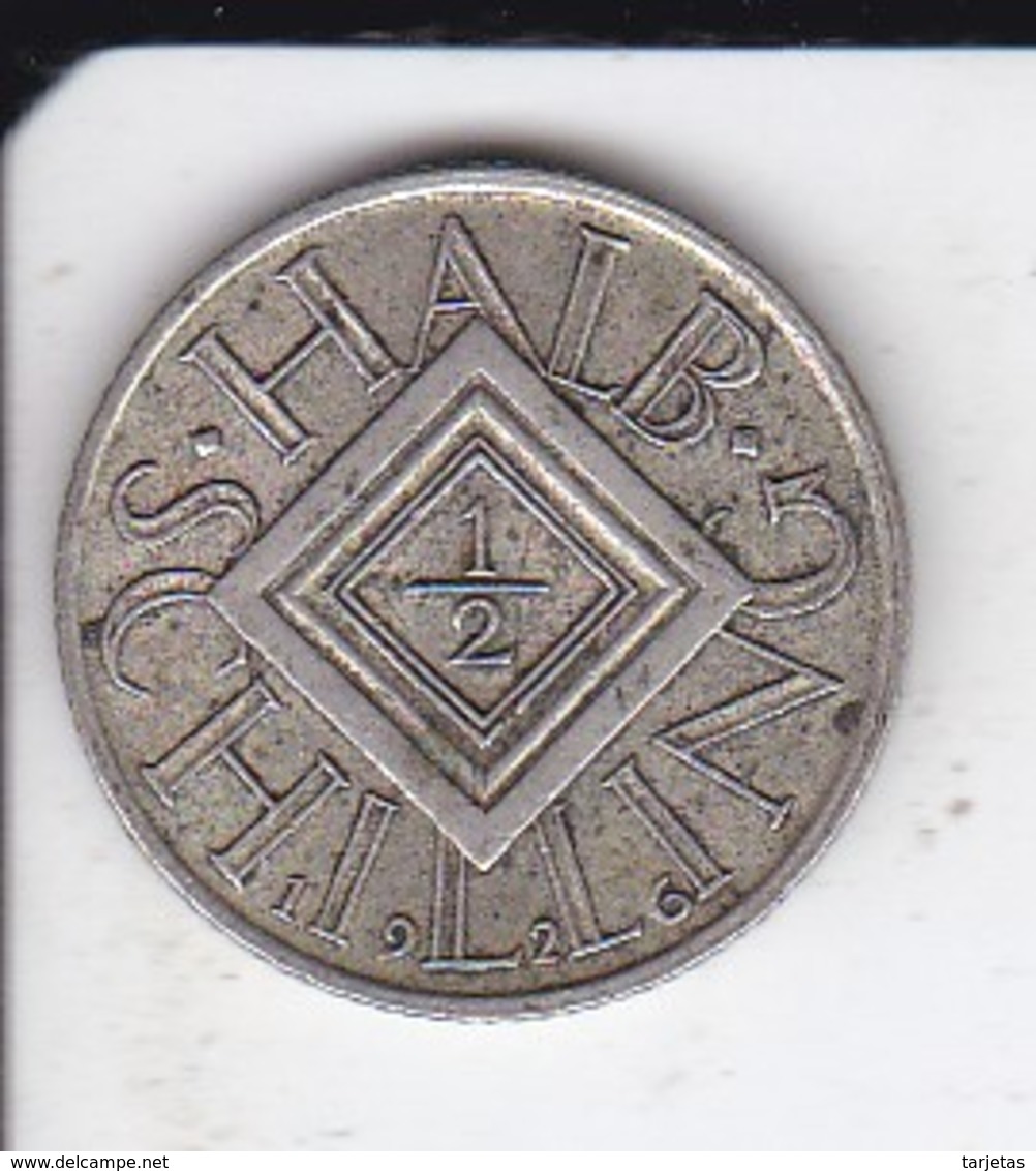 MONEDA PLATA DE AUSTRIA DE 1/2 SHILLING DEL AÑO 1926  (COIN) SILVER-ARGENT - Austria