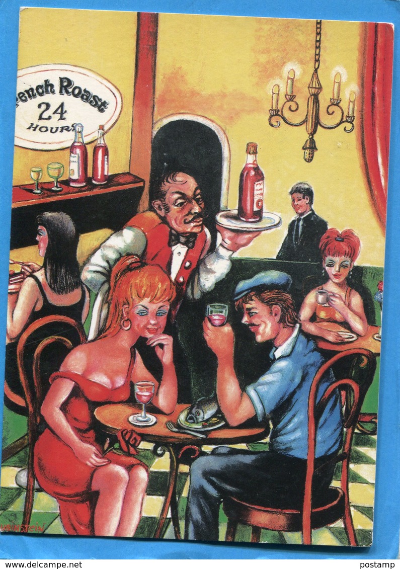 FRENCH ROAST-Bar-restaurant-patisserie -open 24 H-2340 Broadway -années 60- Editor Co Card -rubinstein - Broadway