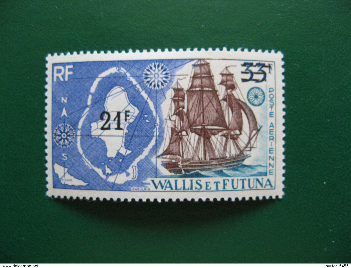 WALLIS YVERT POSTE AERIENNE N° 38 NEUF** LUXE COTE 5,40 EUROS - Unused Stamps
