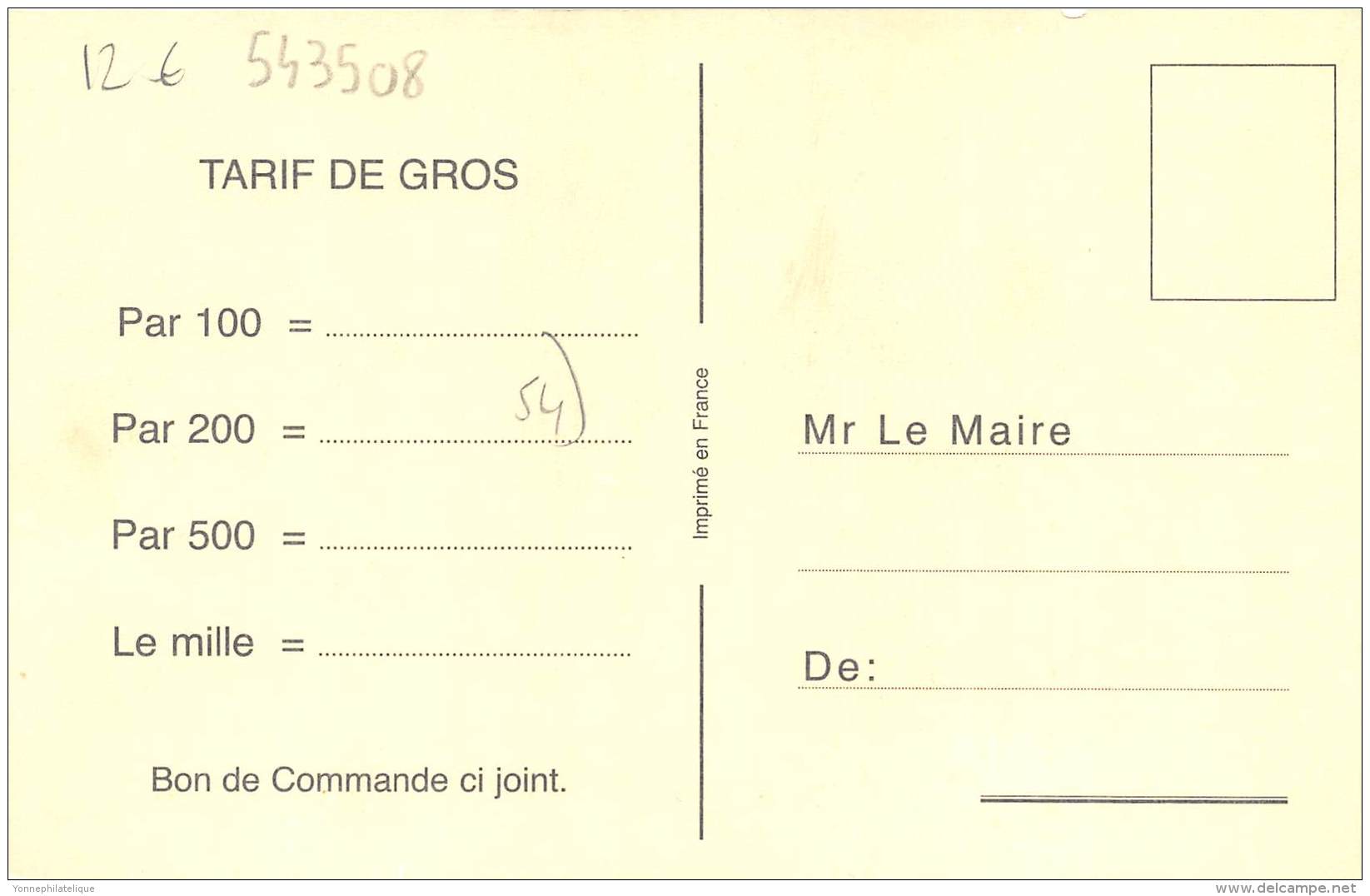 54 - MEURTHE ET MOSELLE / Fantaisie Moderne - CPM - Format 9 X 14 Cm - 543508 - Laronxe - Autres & Non Classés