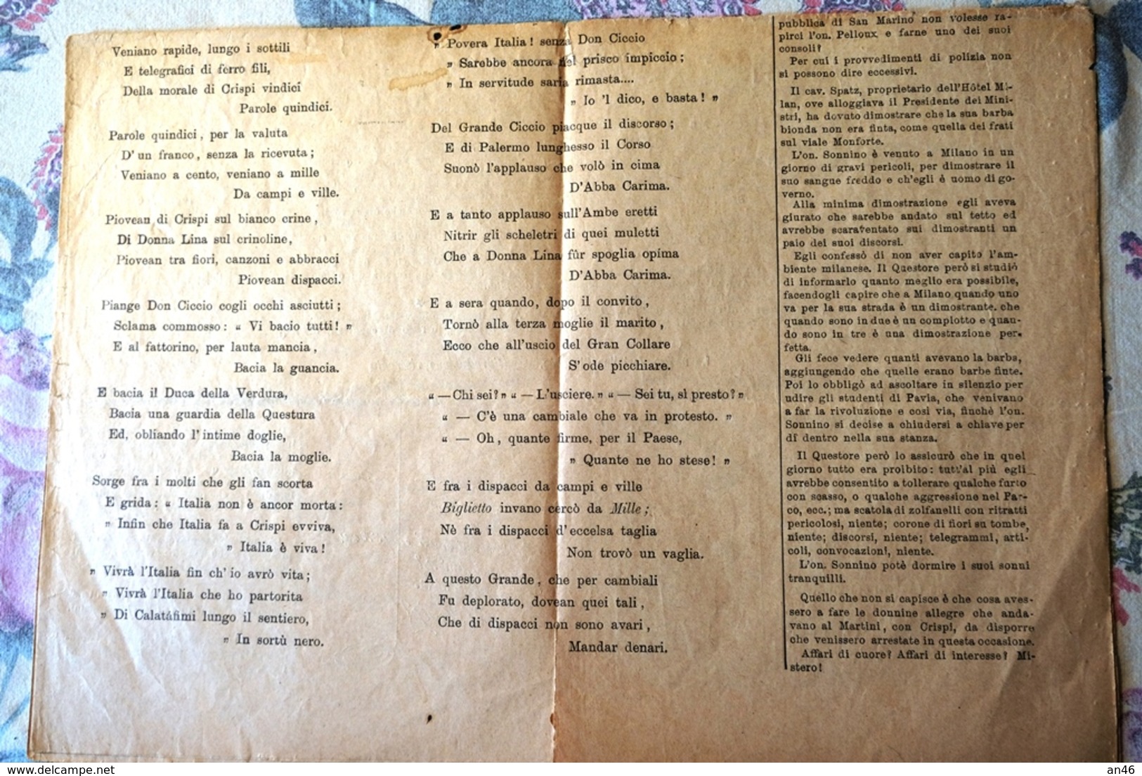 "GUERRIN MESCHINO" Anno XVIII--N°41-Domenica 8 Ottobre 1899-MILANO -Un Numero 10 Centesimi-4 Pagine- - Avant 1900