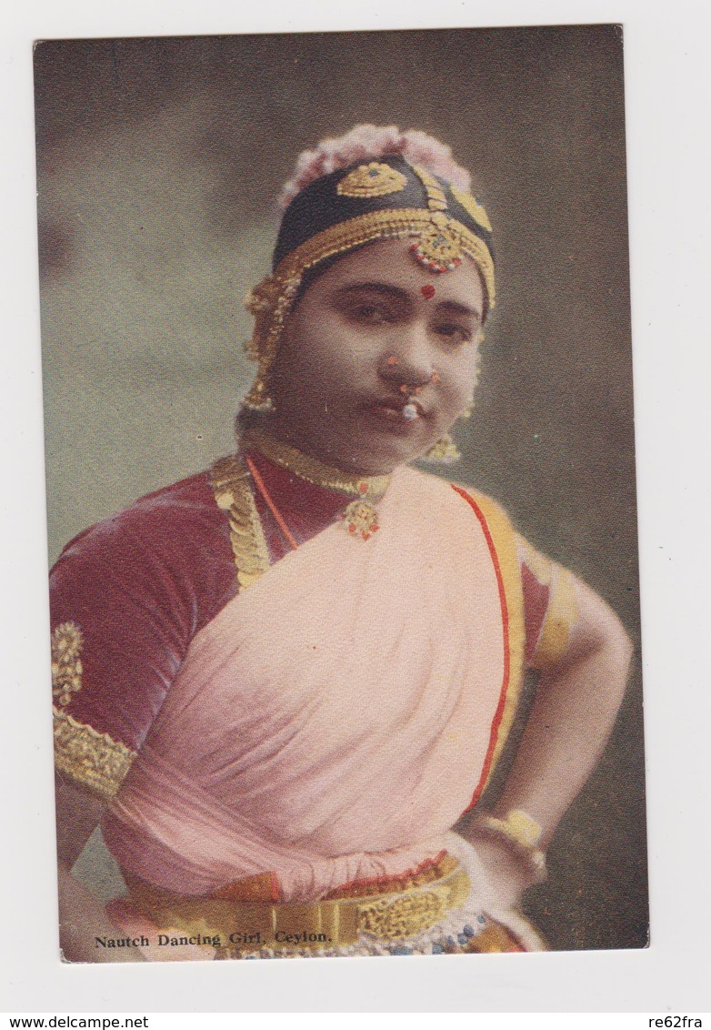 Nautch Dancing Girl, Ceylon - F.p. - Anni '1910 - Sri Lanka (Ceylon)