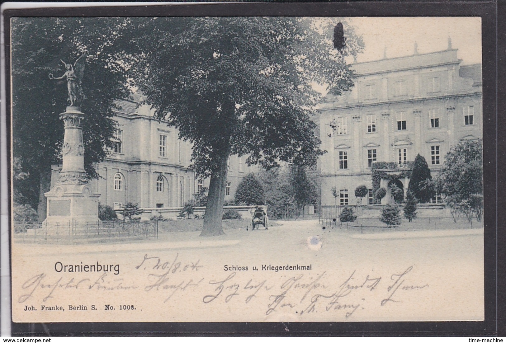 Oranienburg Schloß U. Kriegerdenkmal  1904 - Oranienburg