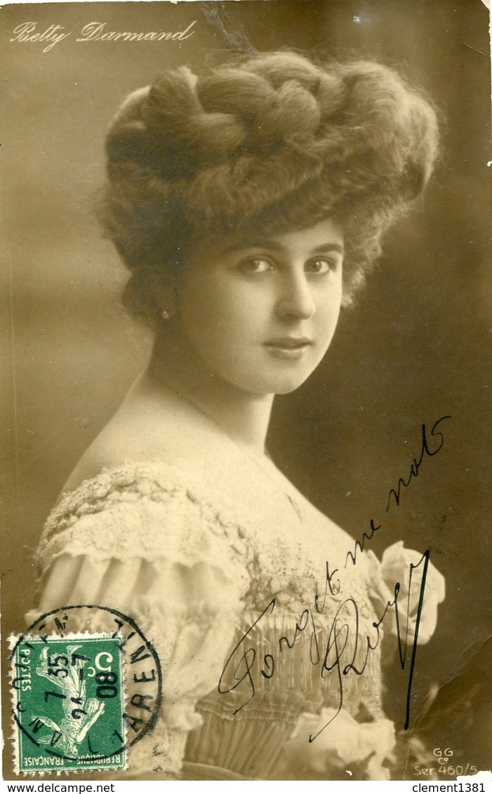 Betty Darmand Circulee En  1908 - Entertainers