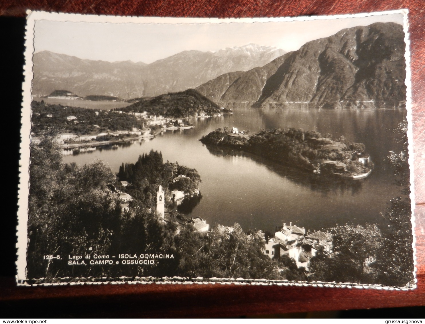 17035) LAGO DI COMO ISOLA COMACINA SALA CAMPO E OSSUCCIO NON VIAGGIATA 1957 CIRCA - Como