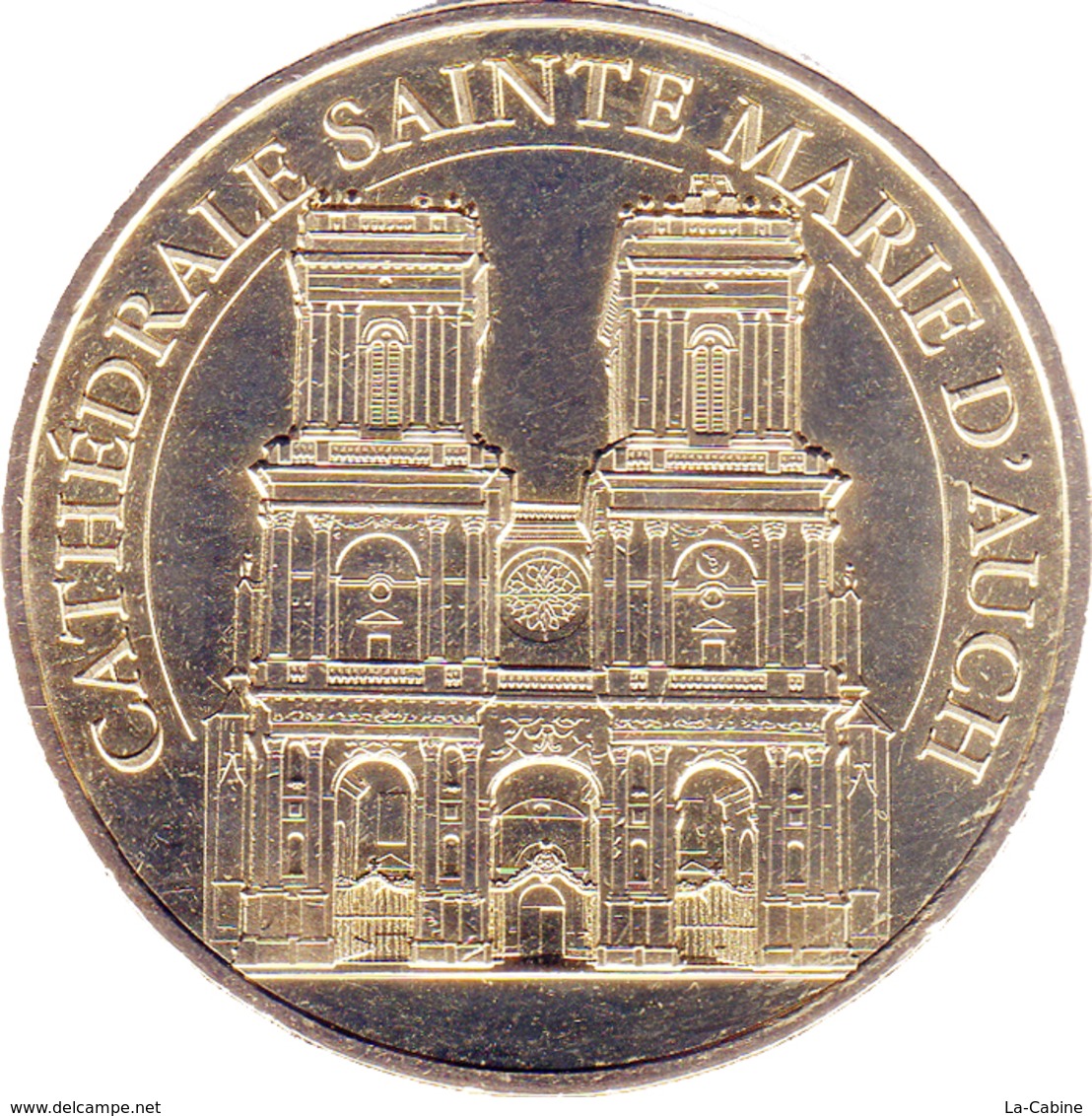 32 GERS AUCH CATHÉDRALE SAINTE-MARIE MÉDAILLE SOUVENIR MONNAIE DE PARIS 2017 JETON TOURISTIQUE TOKENS MEDALS COINS - 2017