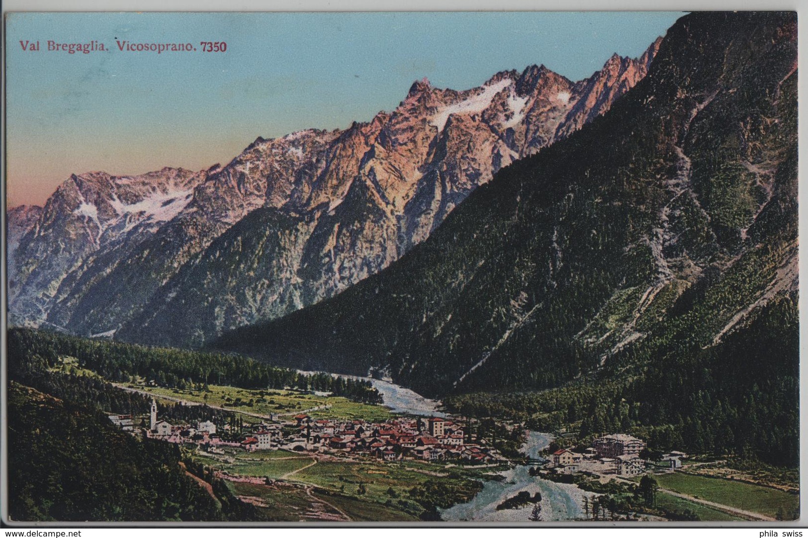 Vicosoprano (Val Bregaglia) Generalansicht - Photo: Wehrli - Bregaglia