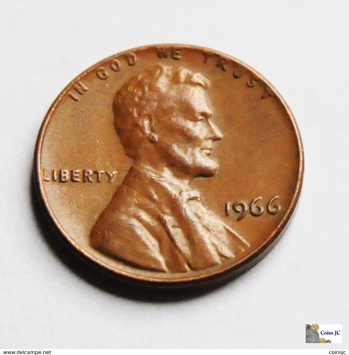 US - 1 Cent - 1966 - 1959-…: Lincoln, Memorial Reverse