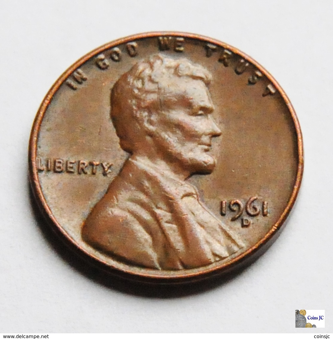 US - 1 Cent - 1961 D - 1959-…: Lincoln, Memorial Reverse