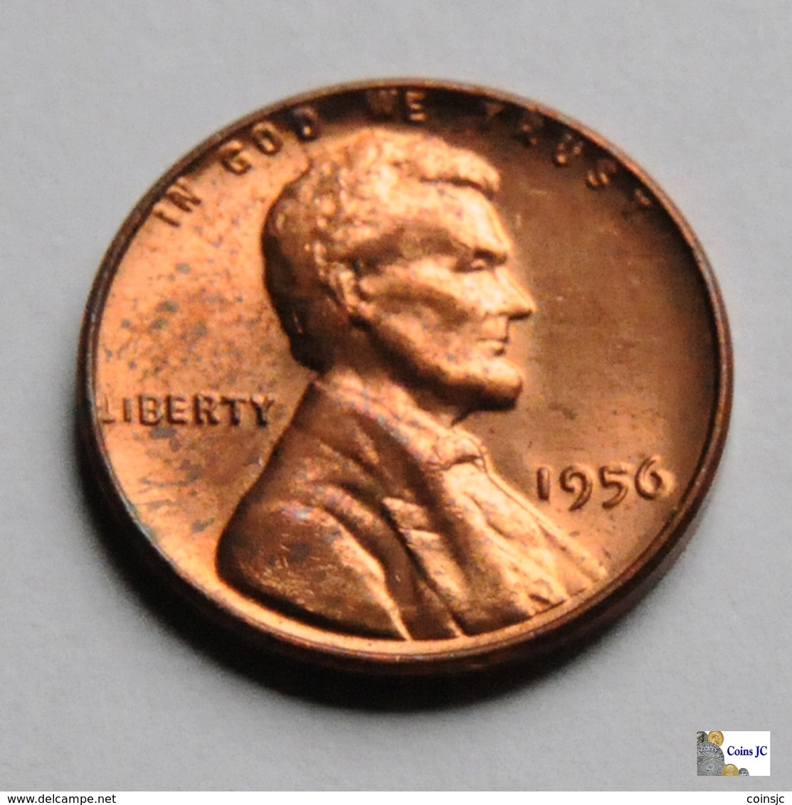 US - 1 Cent - 1956 - 1909-1958: Lincoln, Wheat Ears Reverse