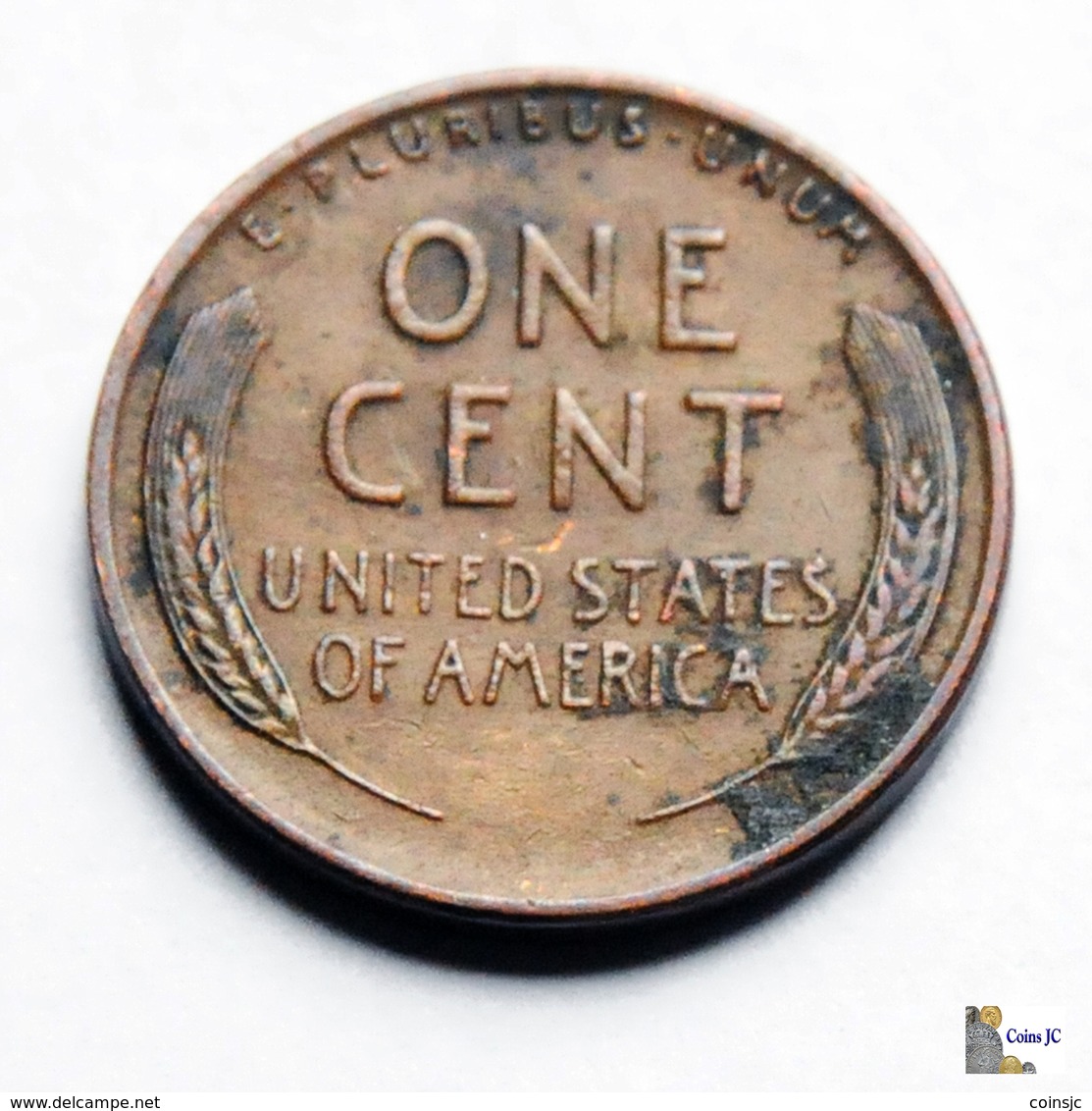 US - 1 Cent - 1945 - 1909-1958: Lincoln, Wheat Ears Reverse